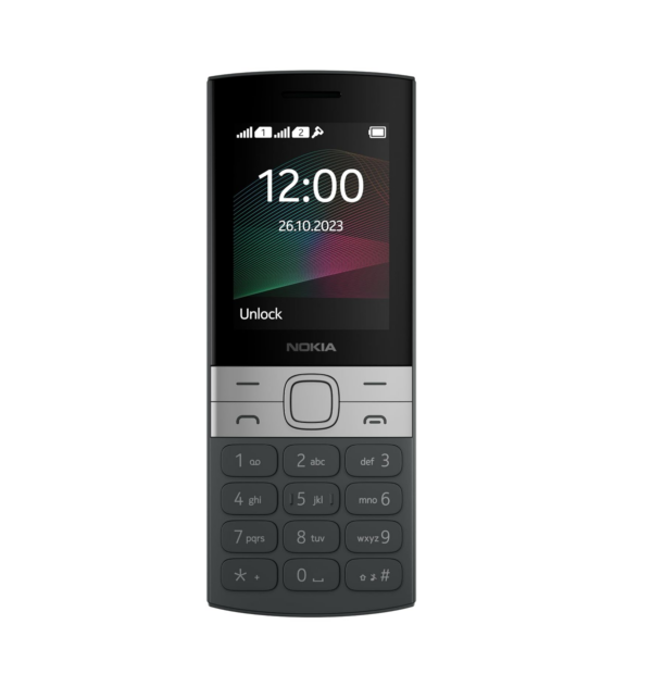 Nokia 150 Dual SIM Premium Keypad Phone, Black
