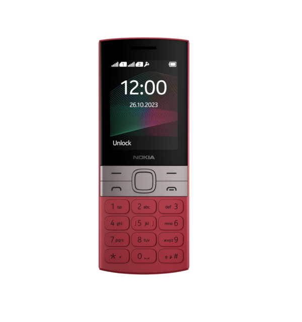 Nokia 150 Dual SIM Premium Keypad Phone, Red