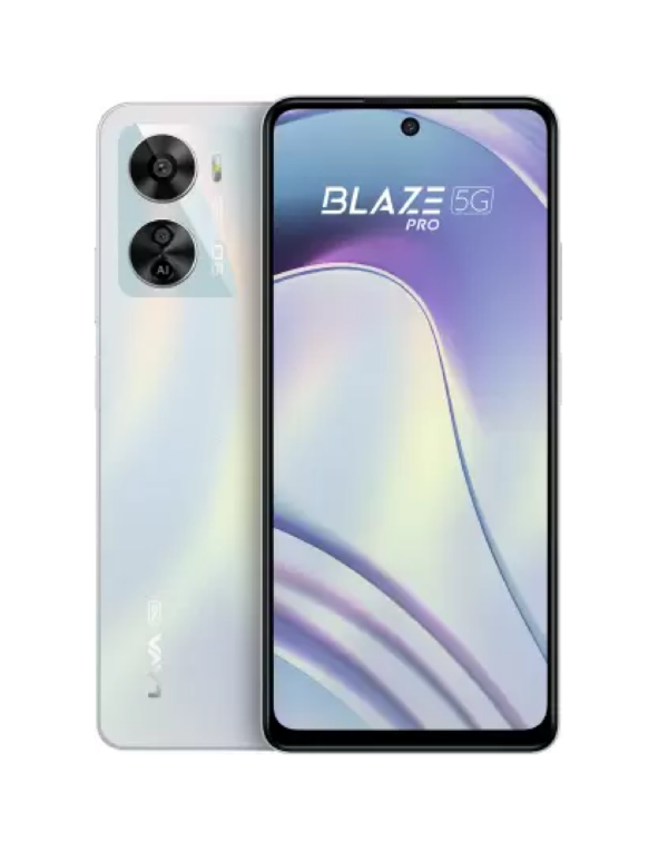LAVA Blaze Pro 5G with Dual Sim| (Radiant Pearl, 128 GB)  (8 GB RAM)