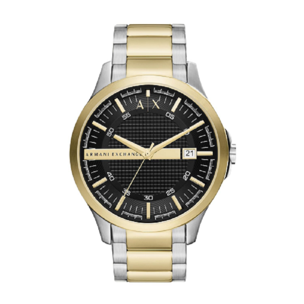 Armani Exchange Stainless Steel Analog Black Dial Men Watch-Ax2453, Multi-Color Band