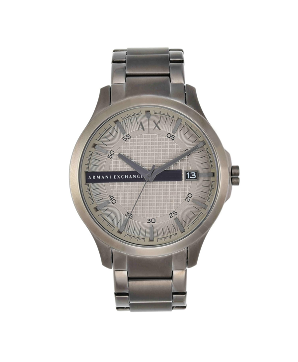 Armani Exchange Stainless Steel Analog Grey Dial Men Watch-Ax2194, Gray Band