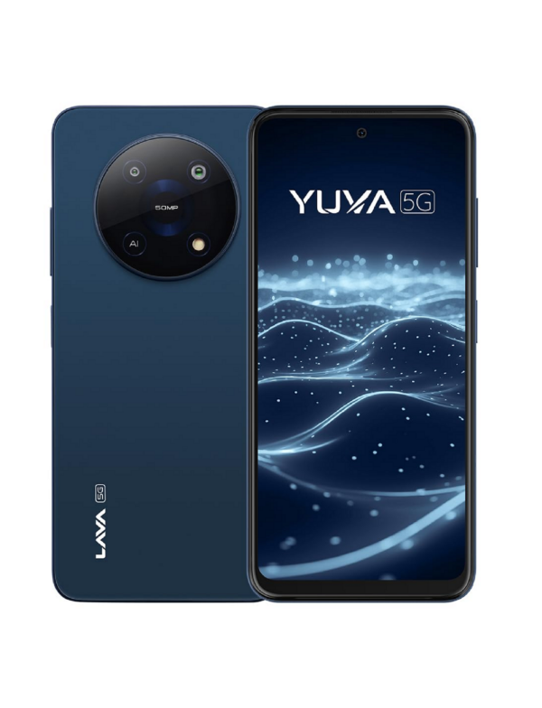 Lava Yuva 5G (Mystic Blue, 4GB RAM, 64GB Storage)