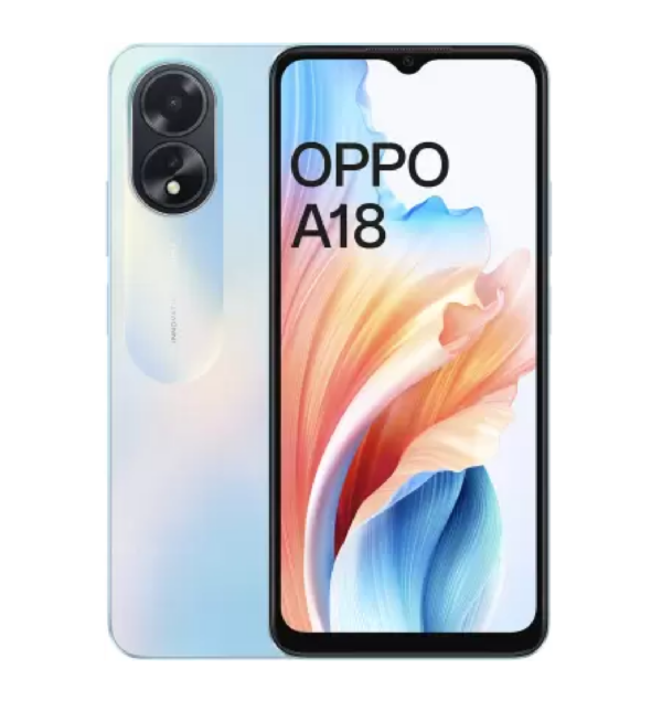 OPPO A18 (Glowing Blue, 64 GB)  (4 GB RAM)