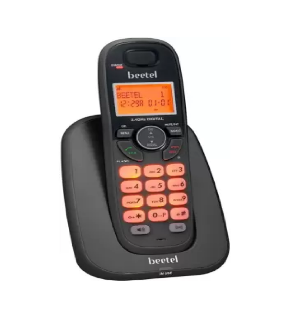 Beetel X70 Cordless Landline Phone  (Black)