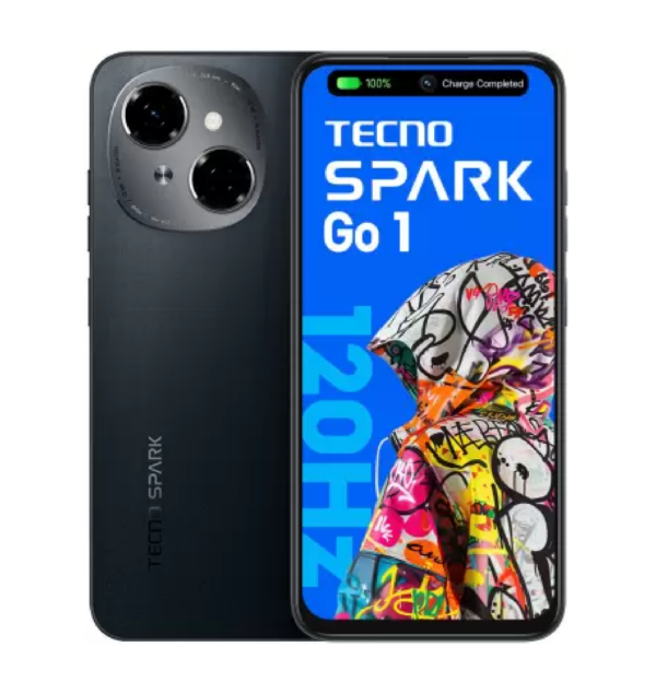 Tecno Spark Go 1 (Startrail Black, 64 GB)  (3 GB RAM)