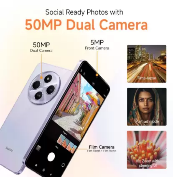 REDMI A4 5G only on Jio SIM (Starry Black, 128 GB)  (4 GB RAM) - Image 2