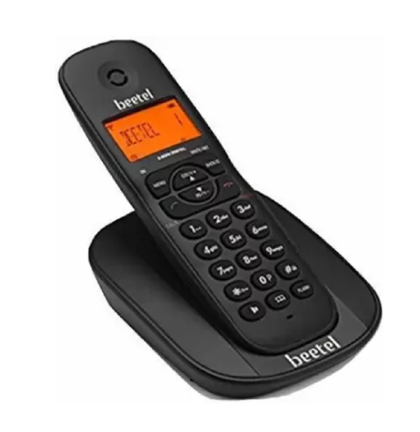 Beetel X73 Cordless Landline Phone  (Black)