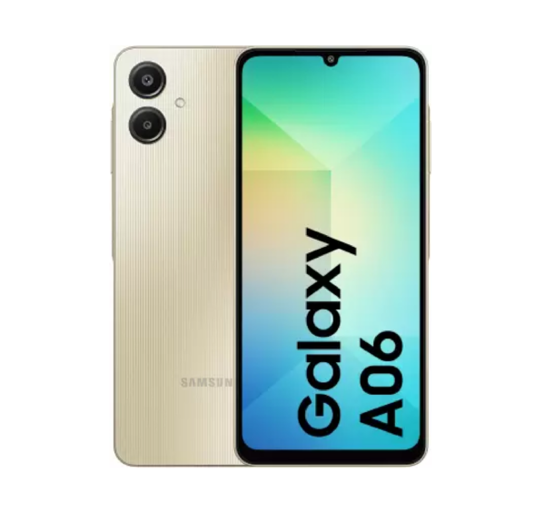 SAMSUNG Galaxy A06 (Gold, 128 GB)  (4 GB RAM)