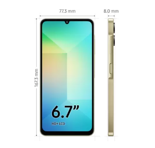 SAMSUNG Galaxy A06 (Gold, 128 GB)  (4 GB RAM) - Image 2