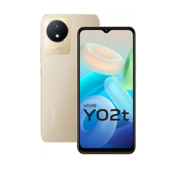 vivo Y02t (Sunset Gold, 64 GB)  (4 GB RAM)