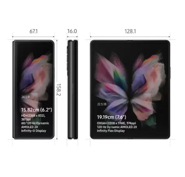 SAMSUNG Galaxy Z Fold3 5G (Phantom Black, 256 GB)  (12 GB RAM) - Image 3