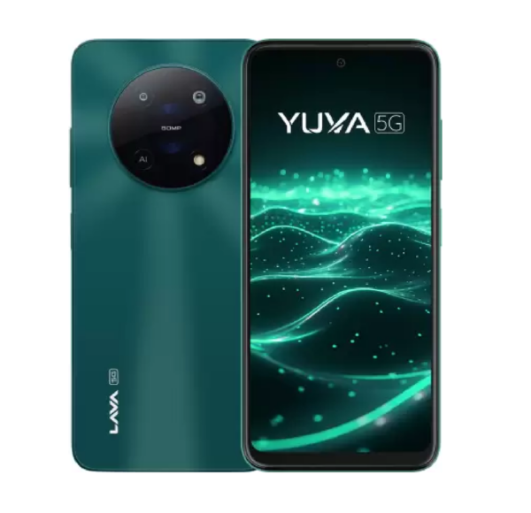 LAVA Yuva 5G (Mystic Green, 64 GB)  (4 GB RAM)