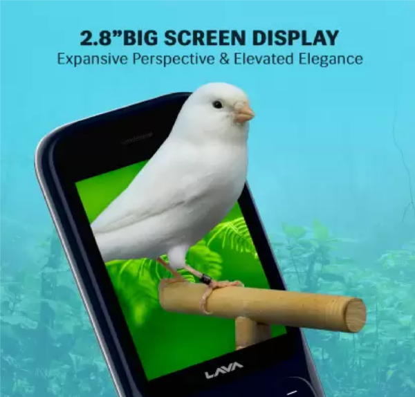 LAVA Gem Power Dual Sim Keypad Phone|2575 mAh Battery| Expandable Upto 32 MB  (Blue) - Image 2