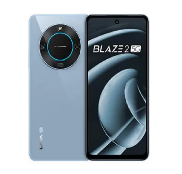 LAVA Blaze 2 5G (Glass Blue, 64 GB)  (4 GB RAM)