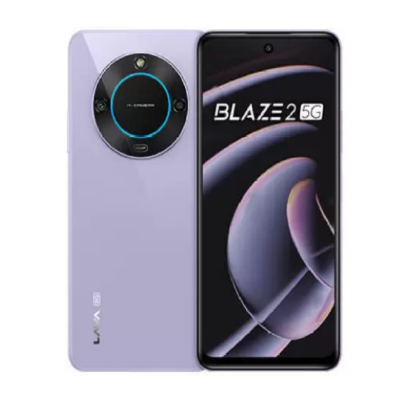 LAVA Blaze 2 5G with (Glass Lavender, 128 GB)  (6 GB RAM)