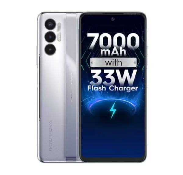 Tecno Pova 3 (Tech Silver, 64 GB)  (4 GB RAM)