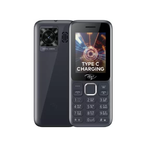 itel Power 450 | 2.4 inch Big Display | 2500 mAh Battery | Type C Charging  (Dark Grey)