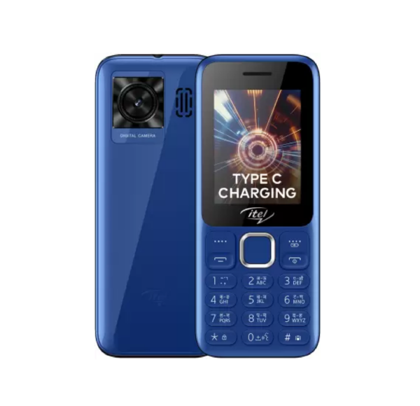 itel Power 450 | 2.4 inch Big Display | 2500 mAh Battery | Type C Charging  (Deep Blue)