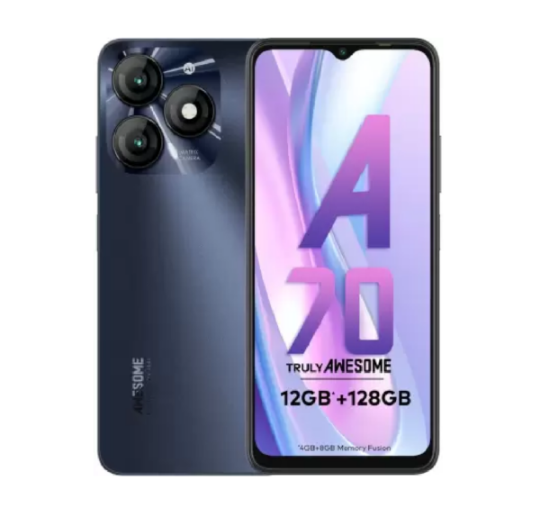 itel A70 (Starlish Black, 256 GB)  (12 GB RAM)