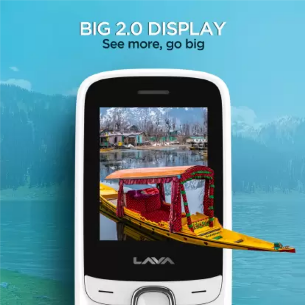 LAVA A1 VIBE   (White) - Image 2