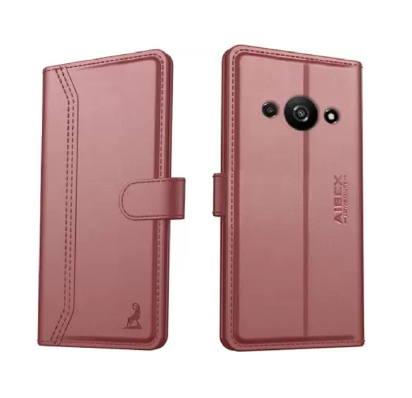 AIBEX Flip Cover for Poco C61 / Xiaomi Redmi A3 |Vegan PU Leather |