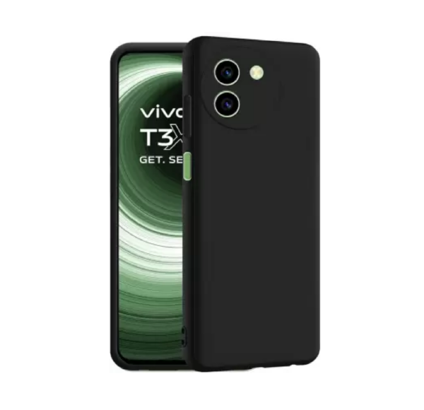 RharanxyN Back Cover for RharanxyN Vivo T3X 5G Camera Bump