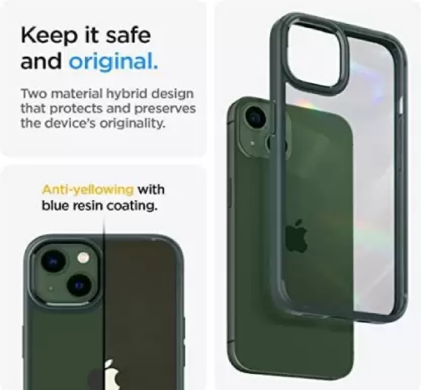 Spigen Ultra Hybrid Back Cover for Apple iPhone 13 - Image 3
