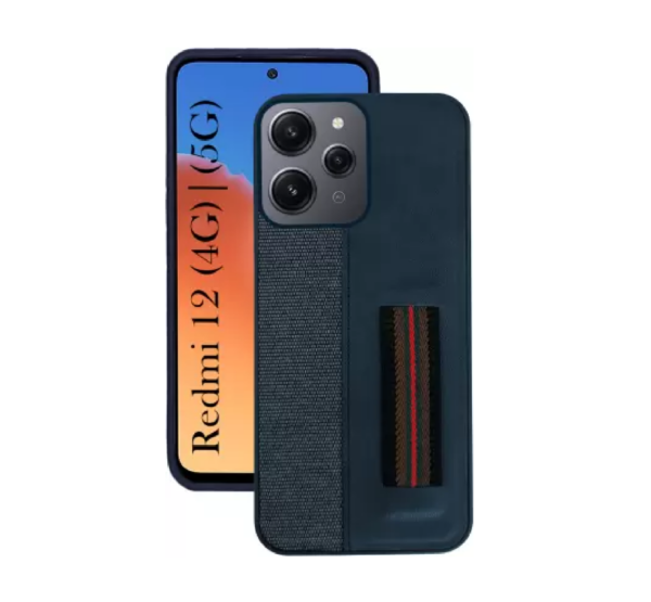 JKOBI Back Cover for Redmi 12 5G  (Blue)