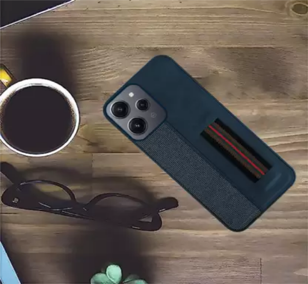 JKOBI Back Cover for Redmi 12 5G  (Blue) - Image 3