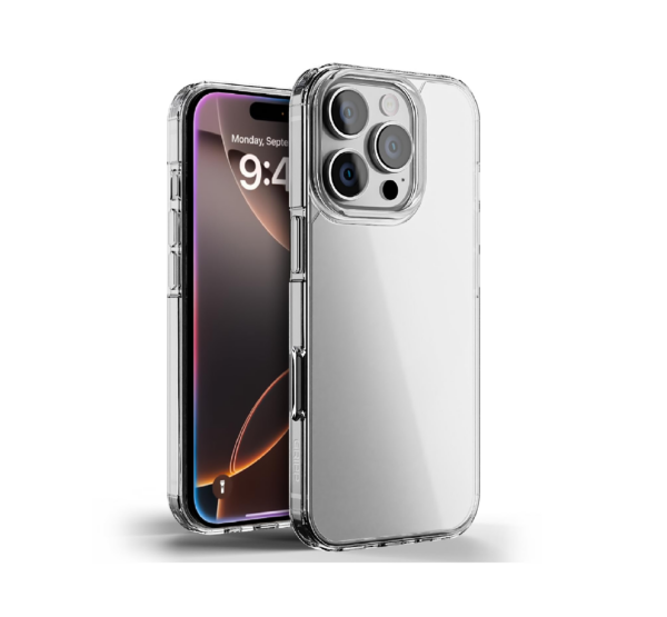 GRIPP Clear Case for iPhone 16 Pro Max Back Cover - Clear