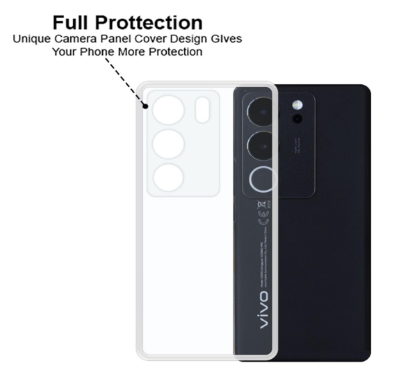VIDO Transparent Back Case Cover for Vivo V29 5G - Image 3