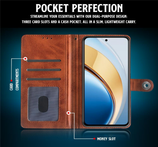 WOW IMAGINE Shock Proof Flip Cover Back Case for Vivo Y300 5G - Image 3