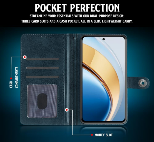 WOW IMAGINE Shock Proof Flip Cover Back Case for Vivo Y300 5G - Image 3