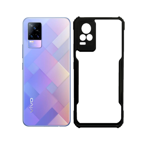 Carrywrap Plastic Transparent Hard Back Cover Case For Vivo Y73