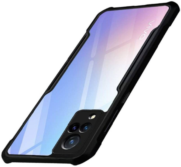 Carrywrap Plastic Transparent Hard Back Cover Case For Vivo Y73 - Image 3