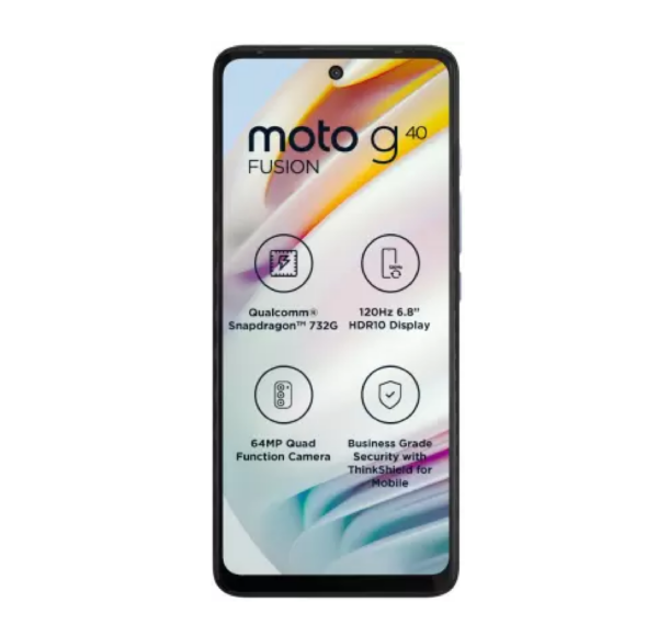 Motorola G40 Fusion (Frosted Champagne, 128 GB)  (6 GB RAM)