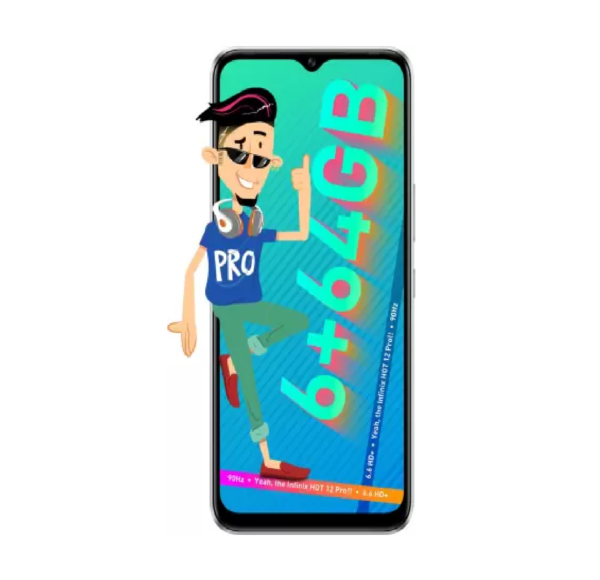 Infinix Hot 12 Pro (Halo White, 64 GB)  (6 GB RAM) - Image 2