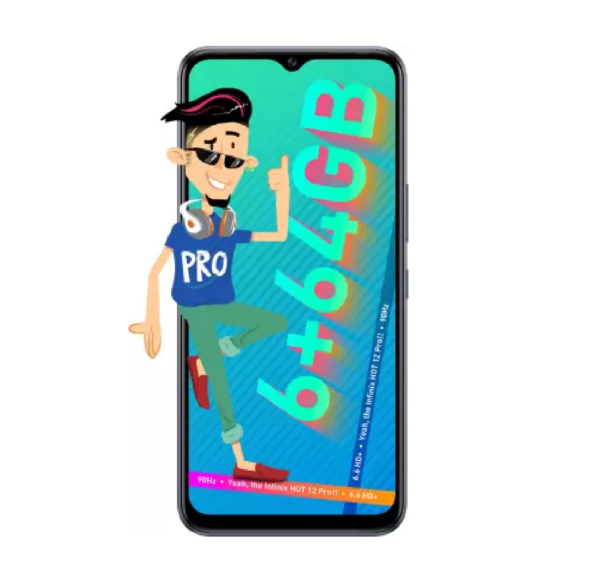 Infinix Hot 12 Pro (Racing Black, 64 GB)  (6 GB RAM) - Image 2