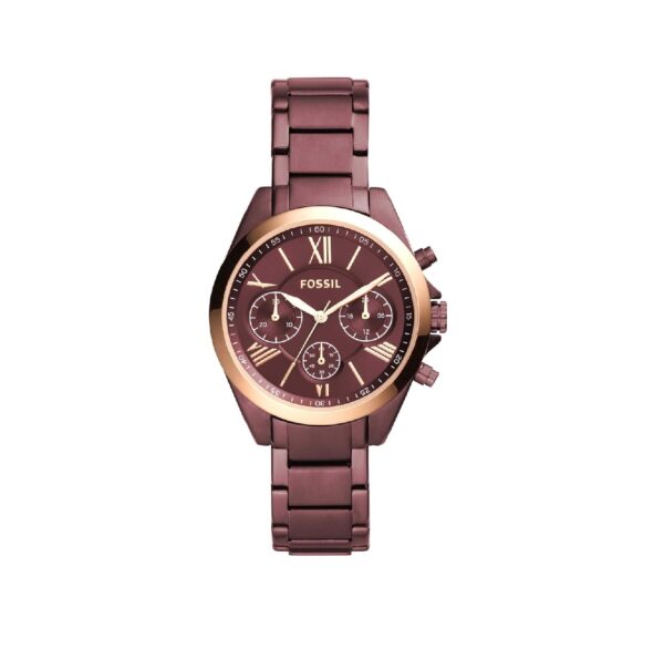 Fossil Modern Courier Stainless Steel Analog Red Dial Women's Watch-Bq3281
