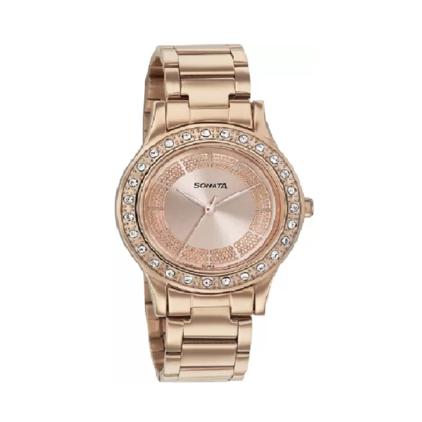 SONATA  Blush it up Analog Watch - For Women NN8123WM03