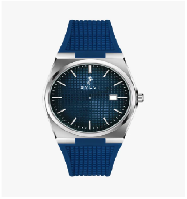 Sylvi Professional Edge Blue Silver Silicone