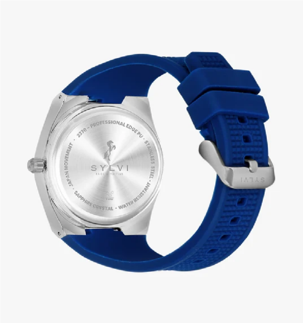 Sylvi Professional Edge Blue Silver Silicone - Image 3