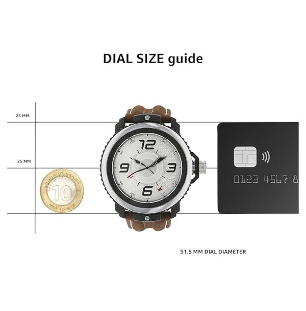 Fastrack Analog Silver Dial Men's Watch-NM38017PL02 / - Image 3