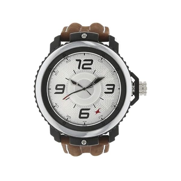 Fastrack Analog Silver Dial Men's Watch-NM38017PL02 /