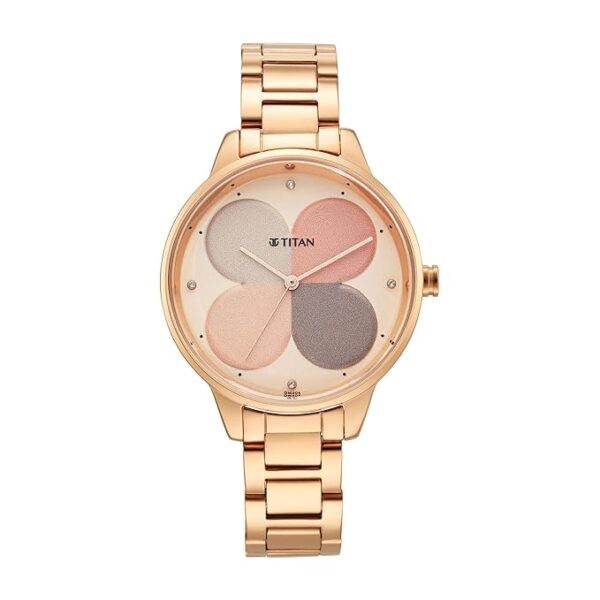 Titan Purple Glam It Up Analog Multicoloured Dial Women Watch