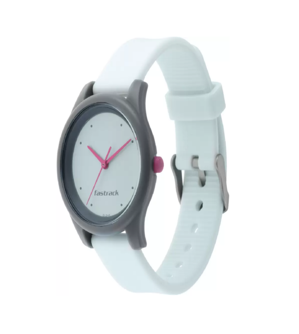 Fastrack  Monochrome Analog Watch - For Men & Women 68023PP01W - Image 3
