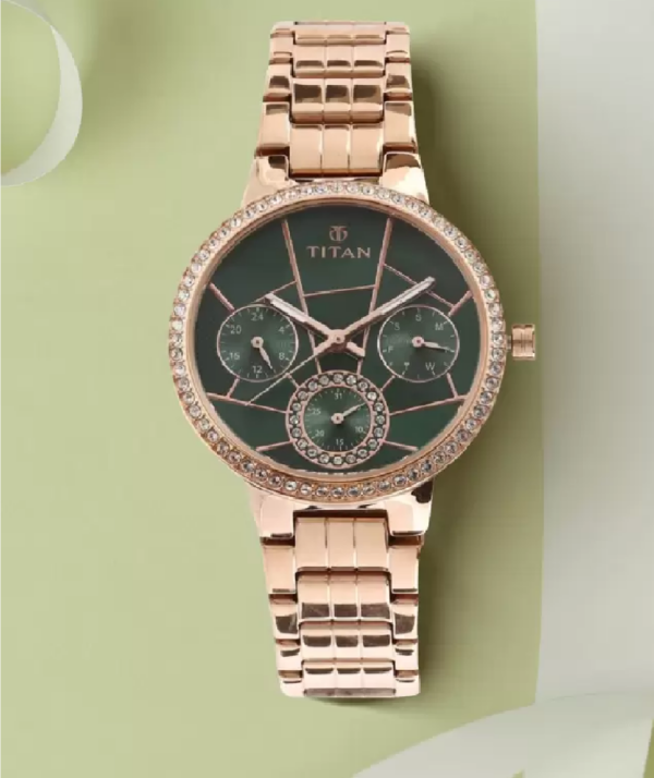 Titan Green  SS'17 -Ladies Analog Watch - For Women NP95058WM01
