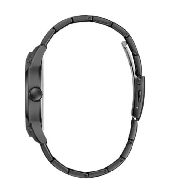 GUESS Stainless Steel Analog Black Dial Men Watch-Gw0574G3, Black Band - Image 3