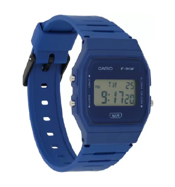 CASIO  YOUTH Digital Watch - For Men & Women D371 (F-91WB-2A1DF) - Image 3