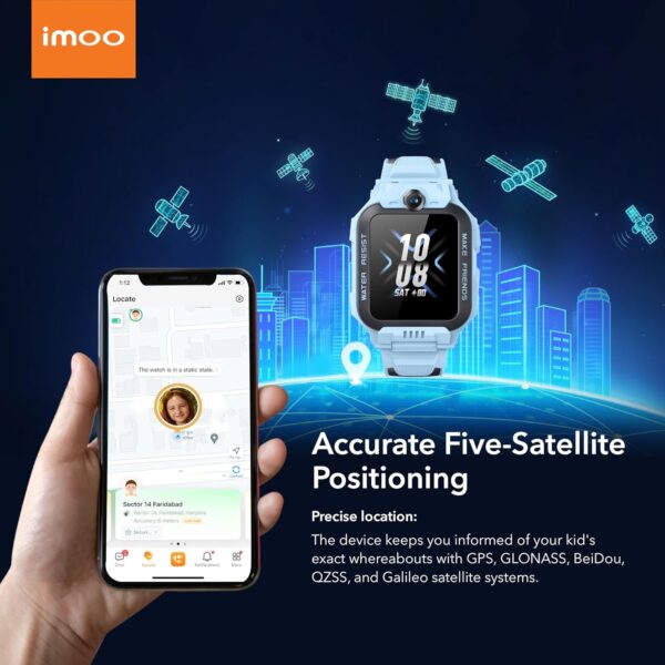 IMOO Kids Watch Phone Z7 [4G Cellular + GPS + Health], 4G Kids Smartwatch, - Image 3